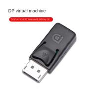 1 conector ficticio DisplayPort 4K, adaptador de pantalla virtual DP, tarjeta gráfica, tramposo, emulador fantasma sin cabeza EDID.