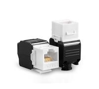 1 conector hembra Keystone RJ45 Cat8 Cat7 Cat6a sin herramientas | Adaptador de red Ethernet(CAT6A UTP)