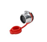 1 conector industrial M24 IP68 impermeable GEN3 núcleo de goma 10 12 19 24 pines conector rápido a presión (enchufe redondo, 19P)