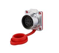 1 conector industrial M24 IP68 impermeable GEN3 núcleo de goma 10 12 19 24 pines conector rápido a presión (enchufe, 24P)