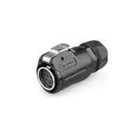 1 conector industrial M24 IP68 impermeable GEN3 núcleo de goma 10 12 19 24 pines conector rápido (enchufe hembra, 12P)