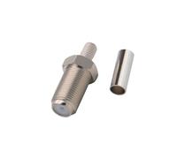 1 conector macho F adaptador de engarzado soldadura RG58 SYV 50-3 RG316 RG174 50-1,5 Cable conectores coaxiales RF(F F 50-1.5)