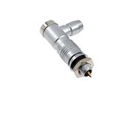1 conector mini XS6 de 5 pines y 6 mm con brida, conector de empuje y tracción en ángulo.(XS6-2PIN Angle)