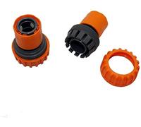 1 conector rápido de manguera de 25 mm, grifo de agua de 2,5 cm, conectores de riego de jardín, manguera de riego para lavado de coches, acoplamiento, práctico y profesional