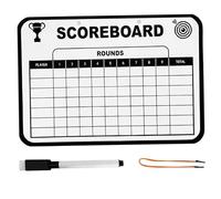 1 Conjunto de Cuadros de Mando de Golf 9.65x6.7in Portable borrable Golf Marcón de Book Boadboard Borre de borrado seco Titular de Tarjetas con Pen & Lanyard para Hombres Golfer de muj