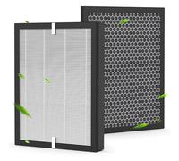 1 Conjunto FY2420/30 FY2422/30 Filtro de Repuesto Compatible con Limpiadores de Aire Philips AC2882, AC2887, AC2889, AC3829, Serie 2000 y 3000, 1 Filtro HEPA y 1 Filtro de Carbón Activo