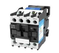 1 contactor de CA CJX2-1210 CJX2-0910, 12 A, 9 A, trifásico, 3 polos, normalmente abierto, voltaje de bobina: 380 V, 50 Hz, montaje en riel, 3 polos + 1 normalmente abierto.(Cjx2-0910(nc) 42vac)