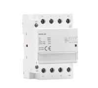 1 contactor Modular de CA for Uso doméstico, 4 Polos, 63 A, 4 NA o 2 NC, 2 NA, 220 V/230 V, 50/60 Hz, for riel DIN, 4 NC,(4P 63A 4NO 220V)