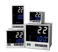 1 controlador de temperatura PID con pantalla LED digital ajustable, tipo E/K/J, sensor de termopar, relé SSR de doble salida (MZ-100T)