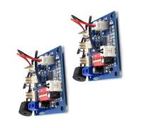 1. Controlador de ventilador de PC PWM de 3 canales con alertas de temperatura y refrigeración automática de 12 V 9 A, placa de control de CPU para preservación del sobrecalentamiento de la CPU