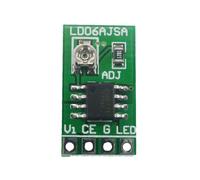 1 Controlador LED de 3,3 V, 3,7 V y 5 V CC, Módulo de Corriente Constante Ajustable de 30-1500 MA, Placa de Control PWM para Linterna LED USB