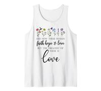 1 Corinthians 13:13 Bible Verse Christian Faith Hope Love Camiseta sin Mangas