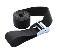 1 Correa con Hebilla de Leva - Correa de trinquete con Gancho - Cuerda de Amarre de Carga for automóviles de 1-6 m x 25 mm, Correa tensora Fija(3 Meters)