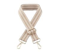 1 correa de hombro ancha para bolsos de mujer, correa de hombro ajustable, correa de hombro de repuesto, adecuada para bolsos de mano, bandolera y de un solo hombro (caqui)