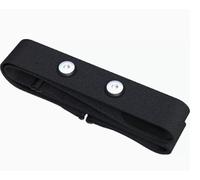 1 correa de pecho de repuesto para sensor de frecuencia cardíaca, cinturón cardio ajustable 70-105 cm, correa elástica suave, compatible con Garmin, Wahoo, Polar H10 H9, Coospo, Magene, Bryton, 1