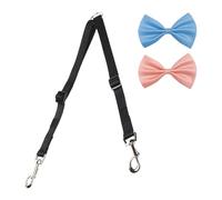 1 correa de perro con dos extremos, 2 pajaritas, correa de dos extremos, correa para mascotas, correa de entrenamiento para mascotas, adecuada para pasear al perro con dos perros, correa pequeña