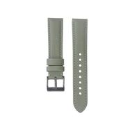 1 Correa de Reloj Tela náutica Impermeable, Cuero 18 mm, 19, 20 y 22, con Cierre liberación(Army Green 2,20mm)