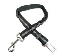 1 correa para perro, cinturón de seguridad para coche, arnés para perros, accesorios de viaje para mascotas, cinturón de seguridad para coche, correa para perros (negro)