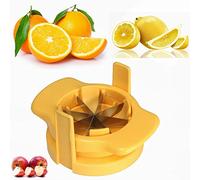1 cortador de cuña de limón y lima para decorar alimentos, separador de manzana, cortador de naranja, disfruta de rodajas de limón y cuñas de lima en cuestión de segundos