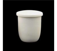 1 crisol de cenizas con tapa - Crisol de alúmina de corindón de 5-300 ml for fusión industrial y tratamiento de materiales(25ml)