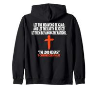 1 Crónicas 16:31 Versículos de la Biblia Escritura Sudadera con Capucha