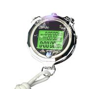 1 cronómetro con pantalla luminosa de metal for entrenamiento de atletismo, árbitro, milésima de segundo, for correr, entrenamiento deportivo.