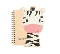 1 cuaderno de escritura estética, cubierta de contorno de bobina, papel no deslumbrante, tamaño compacto para oficinas escolares, suministros de escritura, cuadernos encuadernados en espiral