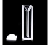 1 cubeta de cuarzo micro con tapa - 700 µl de volumen, 10 mm de longitud de paso óptico, ideal for espectrofotometría UV-Visible.