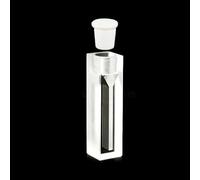 1 cubeta de microcuarzo con tapón, 700 ul de volumen y 10 mm de longitud de trayectoria, de alta precisión, for espectrofotometría UV-visible.