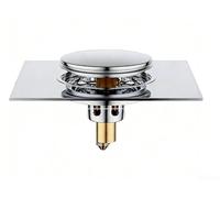 1* Cubierta de drenaje de prensa de drenaje de piso Tapón de un solo toque para desagües de 9 cm, configuración rápida, apertura y cierre de un solo toque, núcleo de drenaje de piso, construcción de