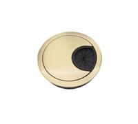 1 Cubierta for Orificio de Cable Escritorio, Base 50/53/60 mm, for Mesa computadora, Puerto, herrajes for Muebles, aleación Zinc(Antique Brass,53mm)