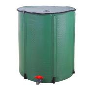 1 cubo de recogida de agua de lluvia, colección de agua de lluvia plegable, barril de lluvia plegable, colección de agua de lavado de autos con prevención de desbordamiento, almacenamiento de agua de