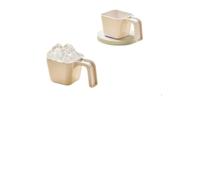 1 cuchara de hielo cuadrada y cuchara medidora para máquina, cuchara de porciones de gran capacidad para cafeterías y té con leche, cuchara profesional para congelador, apto para lavavajillas