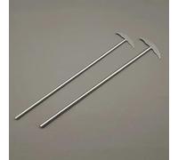 1 cuchilla agitadora de acero inoxidable 304 con gancho for matraces de fondo redondo-Compatible con 50 ml, 100 ml, 250 ml, 500 ml(42x6x250mm)