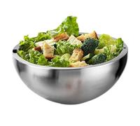 1 cuenco de Dip Chiller - Stainless Steel Cold Party Server, Heat Insulated Dip Dish Platter, Serving Bowls & Tureens para salsas, Guacamole, Ensalad, Fish, Shrimp, Fruta, Condimentos, Hot Food