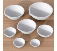 1 cuenco de fusión de cuarzo premium for oro, plata y cobre, crisol de alta temperatura en varios tamaños (100 g a 5000 g)(16.5cmx15.5cmx6.2cm)