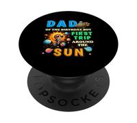 1 cumpleaños papá de cumpleaños niño Primer Viaje Alrededor del Sol bebé PopSockets PopGrip Adhesivo