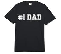#1 Dad Best Dad Día del Padre Número Uno Papá Comfort Colors Adult Heavyweight T-Shirt