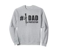 #1 Dad - Gráfico de rifle de asalto protector del día del padre Sudadera