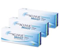 Graduación: -6.00, Radio: 8.50, Diámetro: 14.50, Cilindro: -0.75, Eje: 30° 1 Day Acuvue Moist for Astigmatism (90 Lentillas)
