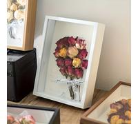 1 de Cuadro de , 6X8 8X10 10X12 A4, de Fotos 3D, de Fotos de Madera, 3Cm/1.18Inch de Profundidad, de Pared de Escritorio para Recuerdos, Recuerdos de Boda, Manualidades, Tickets y Fotos