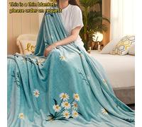1 de franela multifuncional, nueva gruesa y , sábana para cama, de otoño e invierno, de cama individual o , adecuada para sofá, cama, coche, regalo de , Navidad o vacaciones