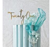 1 decoración para tartas de cumpleaños número 21, juego de decoración para tartas de cumpleaños número 21 para suministros de fiesta de cumpleaños