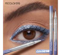 1 delineador de ojos de 12 colores | resistente y de larga duración, delineador con de color