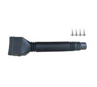 1 desagüe elástico para canalón de lluvia, extensión de bajante, extensor de tubo de drenaje, extensible de 20 a 59 pulgadas (negro)