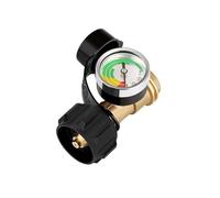 1 detector de fugas QCC1/tipo 1, medidor de presión de gas, medidor universal de propano for barbacoa, parrilla de gas, cilindro, RV Camper y más