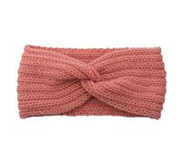 1 diadema de punto para mujer, calentadora de orejas, para invierno, cinta de pelo elástica, para mujer, deportes al aire libre, compras, esquí, correr, correr, 11 x 21 cm, rosa oscuro A