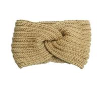 1 diadema trenzada de punto vintage, cálida y elegante for otoño e invierno, perfecta for uso diario en la calle.(Light Camel)