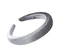 1 diademas vintage para mujer, suaves diademas para el pelo, accesorio para el pelo para mujeres y niñas, accesorios para el cabello, diadema para maquillaje, deportes, yoga, color gris