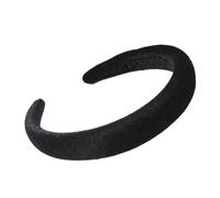 1 diademas vintage para mujer, suaves diademas para el pelo, accesorio para el pelo para mujeres y niñas, accesorios para el cabello, diadema para maquillaje, deportes, yoga, color negro